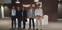 Reuni&Atilde;&sup3;n de trabajo y visita a las nuevas oficinas e instalaciones productivas de la empresa INSERTEC S.A.