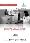 Workshop T&Atilde;&copy;cnico "Soluciones para el an&Atilde;&iexcl;lisis elemental de muestras met&Atilde;&iexcl;licas"